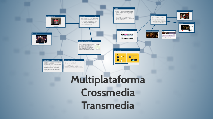 Multiplataforma / Crossmedia / Transmedia by Lucía Pereyra on Prezi