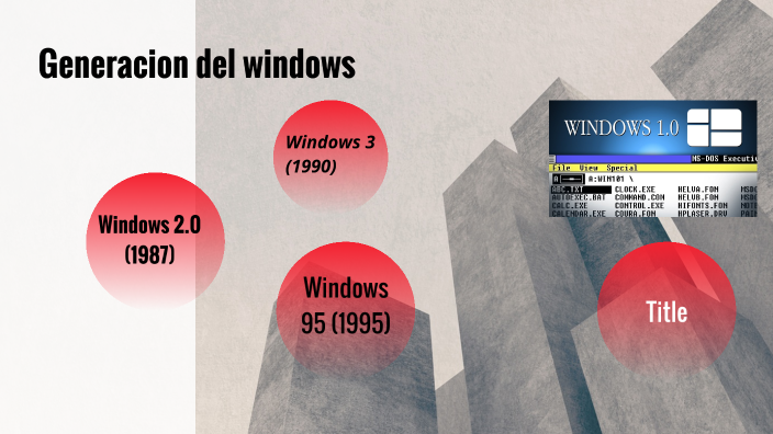 Evolución Del Windows By Santos Malque