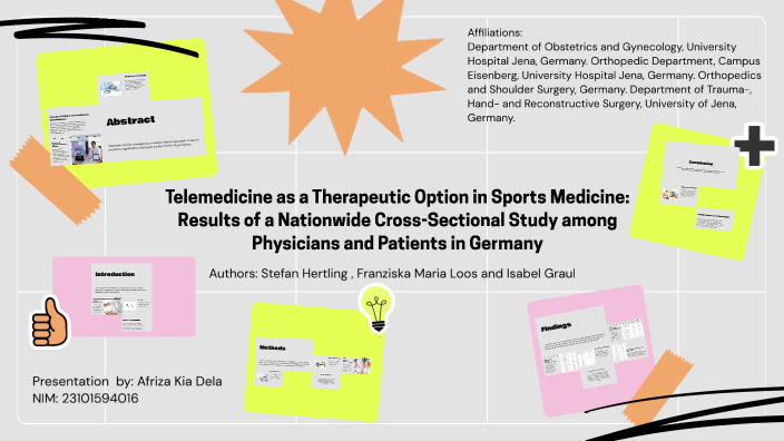 Telemedicine in Sports Medicine by Adel on Prezi