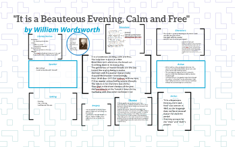 It Is A Beauteous Evening Calm And Free Hope Brannon