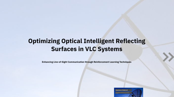 Optimizing Optical Intelligent Reflecting Surfaces in VLC Systems by ...