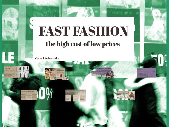 fast fashion: the high cost of low prices by Zofia Cichomska on Prezi