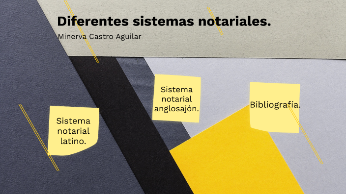Diferentes sistemas notariales. by Minerva CastroA on Prezi