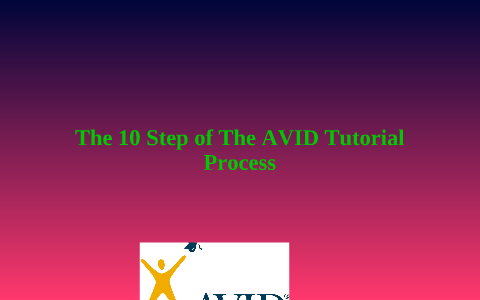 The 10 step's to the avid tutorial process by ashley shelton lois ...