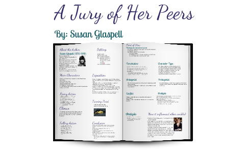 susan glaspell a jury of her peers analysis
