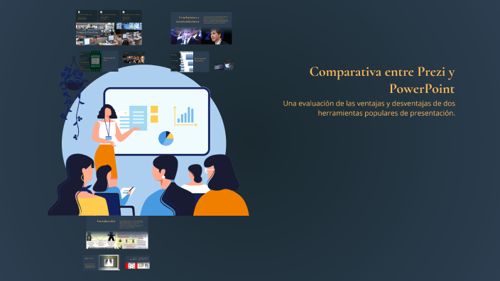 Comparativa entre Prezi y PowerPoint by ebener diseño on Prezi