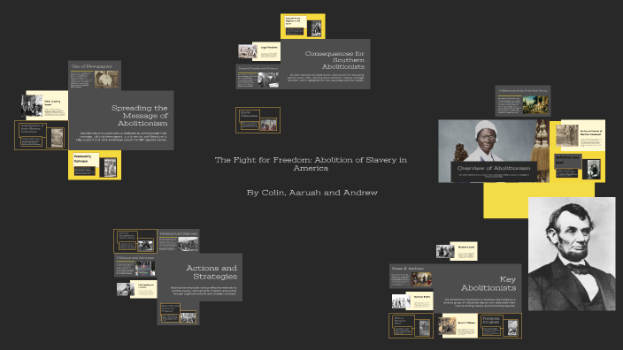 The Fight for Freedom: Abolition of Slavery in America by andrew u on Prezi