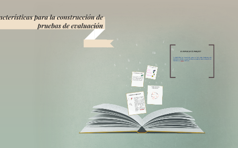 características para la construcción de pruebas de evaluació by maria ...