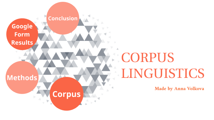 Corpus Linguistics By Anna Volkova On Prezi