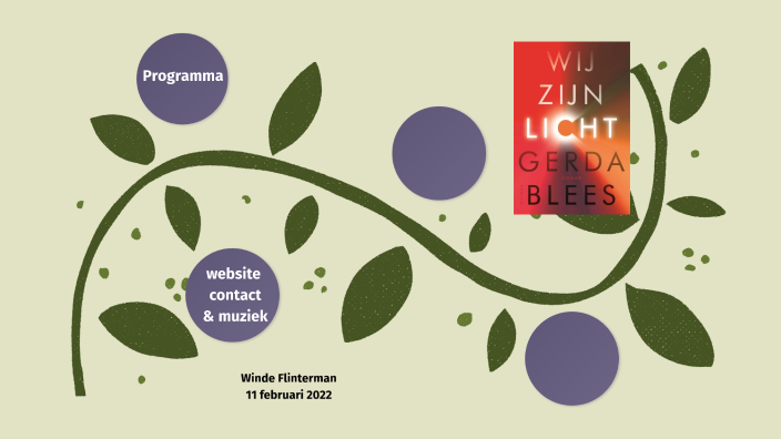 Wij zijn Licht - Gerda Blees by Winde Flinterman on Prezi