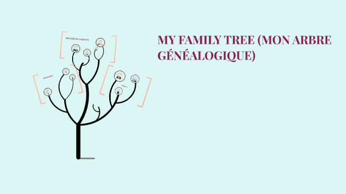 MY FAMILY TREE (MON ARBRE GÉNÉALOGIQUE) by derek gervais