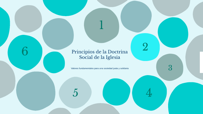 Principios de la Doctrina Social de la Iglesia by on Prezi