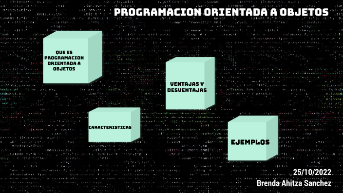 PROGRAMACION ORIENTADA A OBJETOS by ahitza sanchez sanchez on Prezi