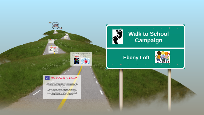 Walk to School Campaign by Ebony Loft