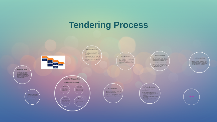 Tendering Process by Rachel Lee