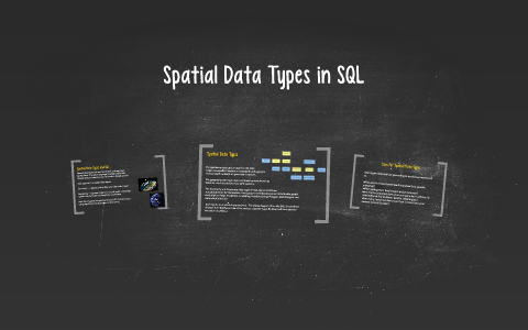 Spatial Data Types in SQL by on Prezi