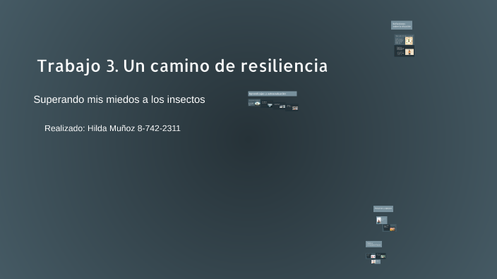 Trabajo 3. Un camino de resiliencia by Hilda Muñoz on Prezi