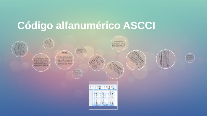 Código alfanumérico ASCCI by Luis Coyoy on Prezi