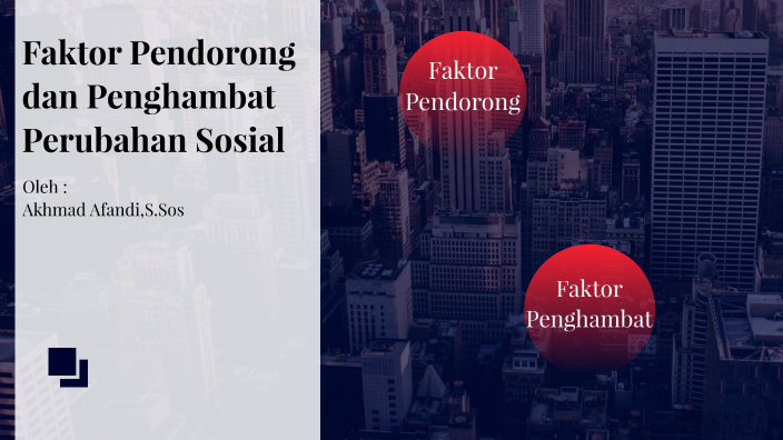 Faktor Pendorong Dan Penghambat Perubahan Sosial By Akhmad Afandi On Prezi