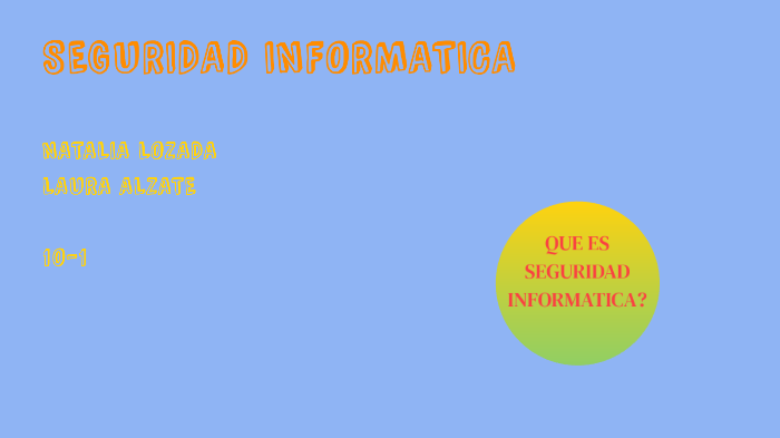 SEGURIDAD INFORMATICA by 10-1 Lozada Ramirez Natalia on Prezi
