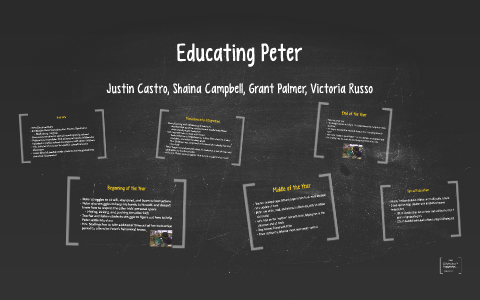 educating peter essay