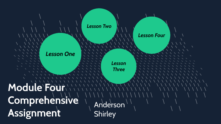 Module 4 Comprehensive Assignment By Anderson Shirley On Prezi