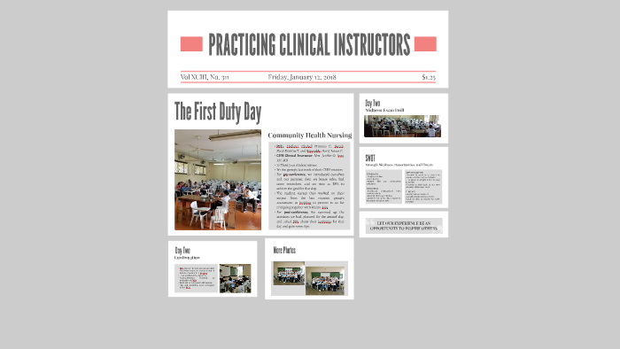 PRACTICING CLINICAL INSTRUCTORS By Chang Abellana On Prezi