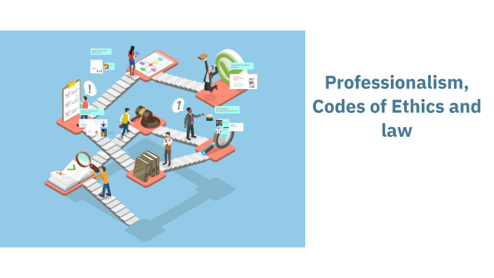 Professionalism, Codes of Ethics and the Law by Layaan S3ada on Prezi