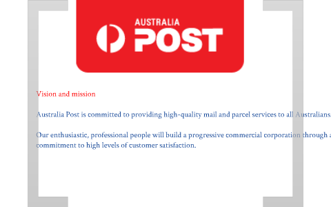 Australia Post By David Radford
