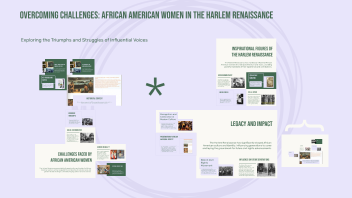 Overcoming Challenges: African American Women in the Harlem Renaissance ...