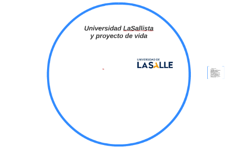 Universidad lasallismo y proyecto de vida 