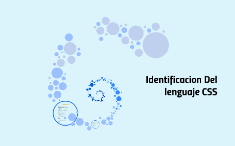 Identificacion del lenguaje CSS by Memo Maciel