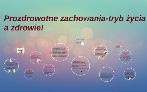 Prozdrowotne Zachowania-tryb życia I Zdrowie! By Lila Kochańska On Prezi