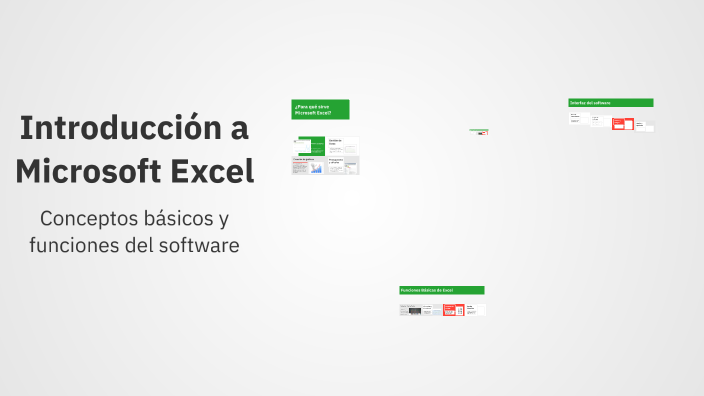Introducción a Microsoft Excel by Gerardo Ramirez Lopez on Prezi