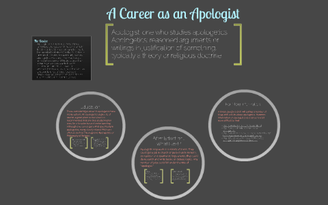 A Career as an Apologist by Allison Mason on Prezi