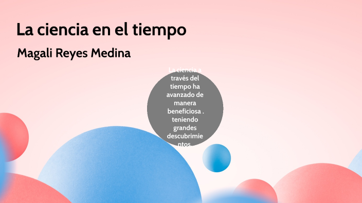 La ciencia en el tiempo by Magali Reyes Medina on Prezi