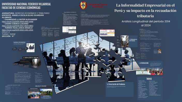 DET - Impacto de la Informalidad Empresarial en el Perú y recaudación ...