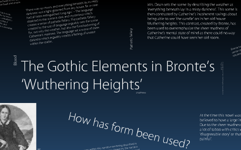 wuthering heights gothic elements essay