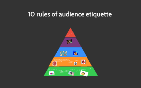 presentation rules for audience