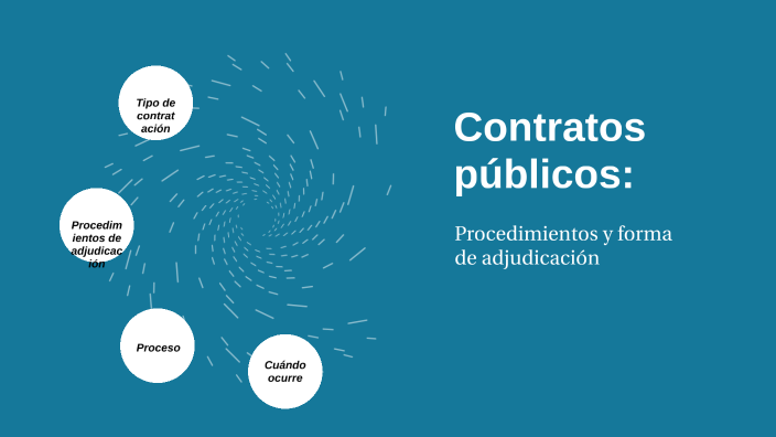 Procedimiento Y Forma De Adjudicación By Marian García On Prezi