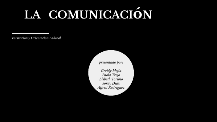 La Comunicacion by Greidy Mejia on Prezi