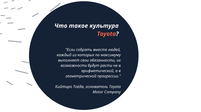 Корпоративная культура toyota