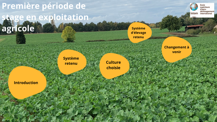Rapport de stage en exploitation agricole (première partie) by ZOE