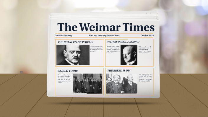 The Weimar Republic by Joyce Kalamba on Prezi