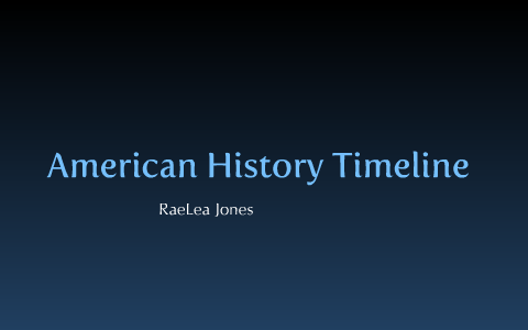 American History Timeline by RaeLea Jones on Prezi