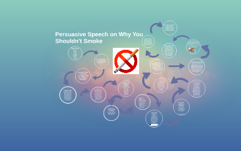 Persuasive speech about smoking