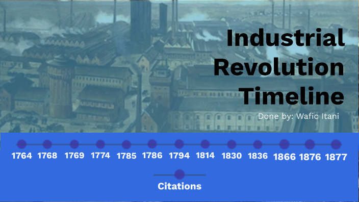 Industrial Revolution Timeline By Wafic Itani 2436