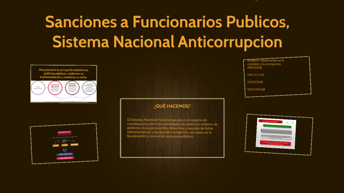 Sanciones A Servidores Publicos Por Corrupcion By Paul Romero On Prezi