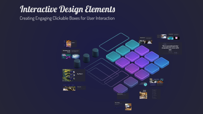Interactive Design Elements by William Schmitz on Prezi