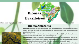 Biomas Brasileiros by Janice Regina Pereira da Silva on Prezi Design